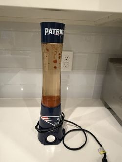 New England Patriots Lava Lamp And Bluetooth Speaker 