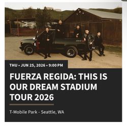 Fuerza Regida This is Our Dream Tickets