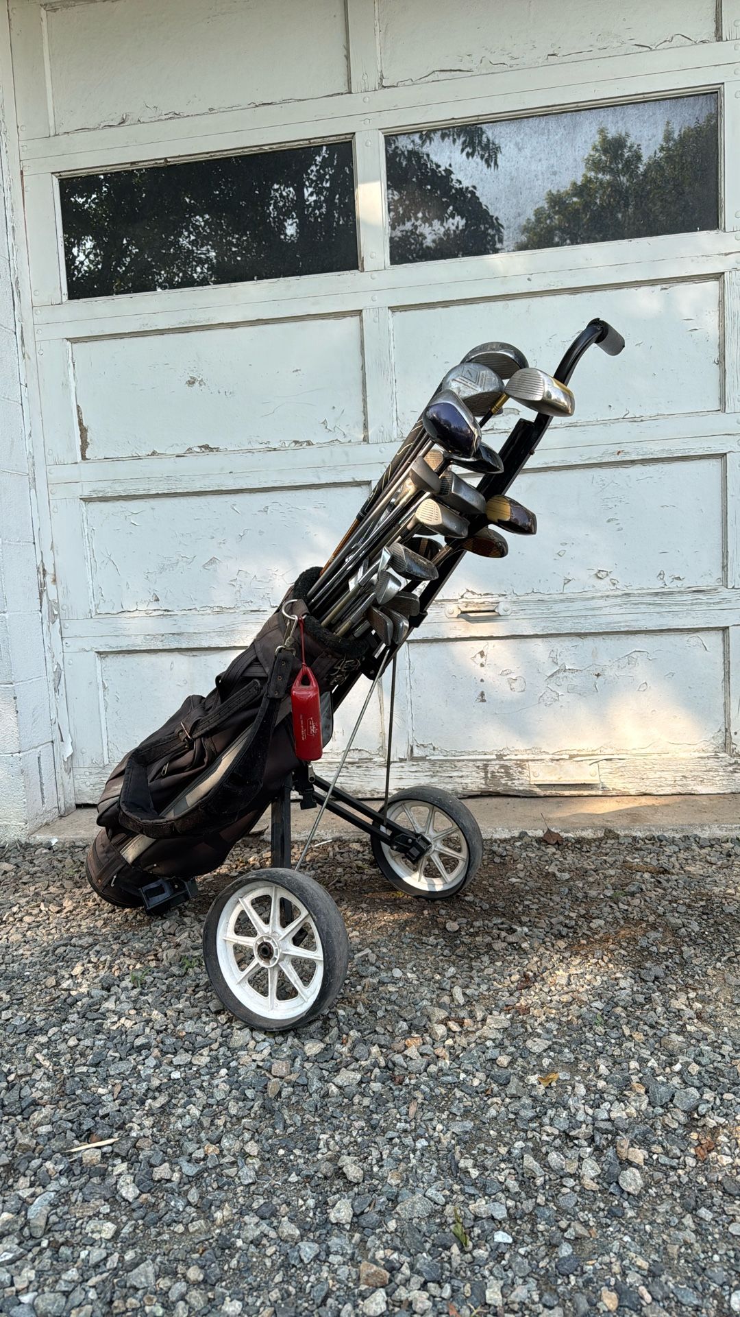 Golf Clubs With Cart.
