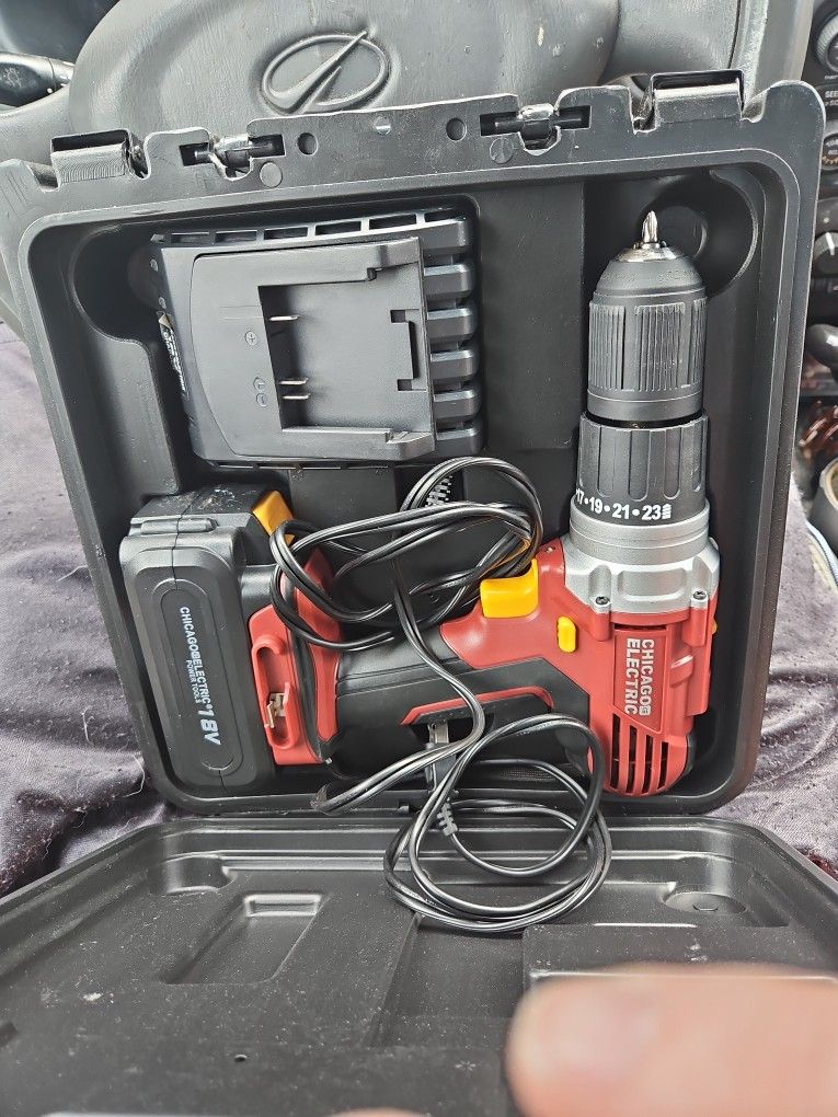 18v Chicago Electric Drill