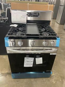 LG gas range with easyclean