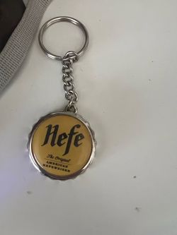 vintage Hefe opener/key chain