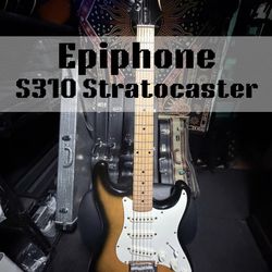 Epiphone — 1996 — S310 Stratocaster — Vintage Sunburst