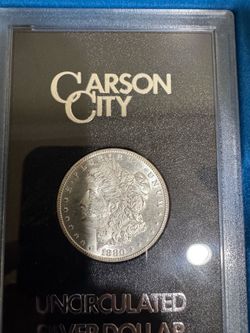Carson City Morgans Uncirculated 1880 cc thru 1884 cc GSA