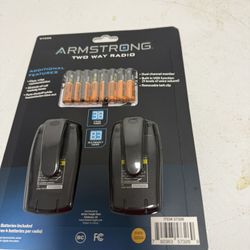 Two way Radio with Batteries, Brand New