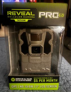 Tactacam Reveal X pro 3.0 Trail Camera - GrayRV-TC-XPRO3 NEW