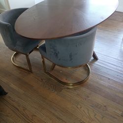 Dining room table and chairs