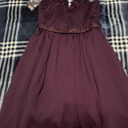 Angelina Faccenara Eggplant Dress