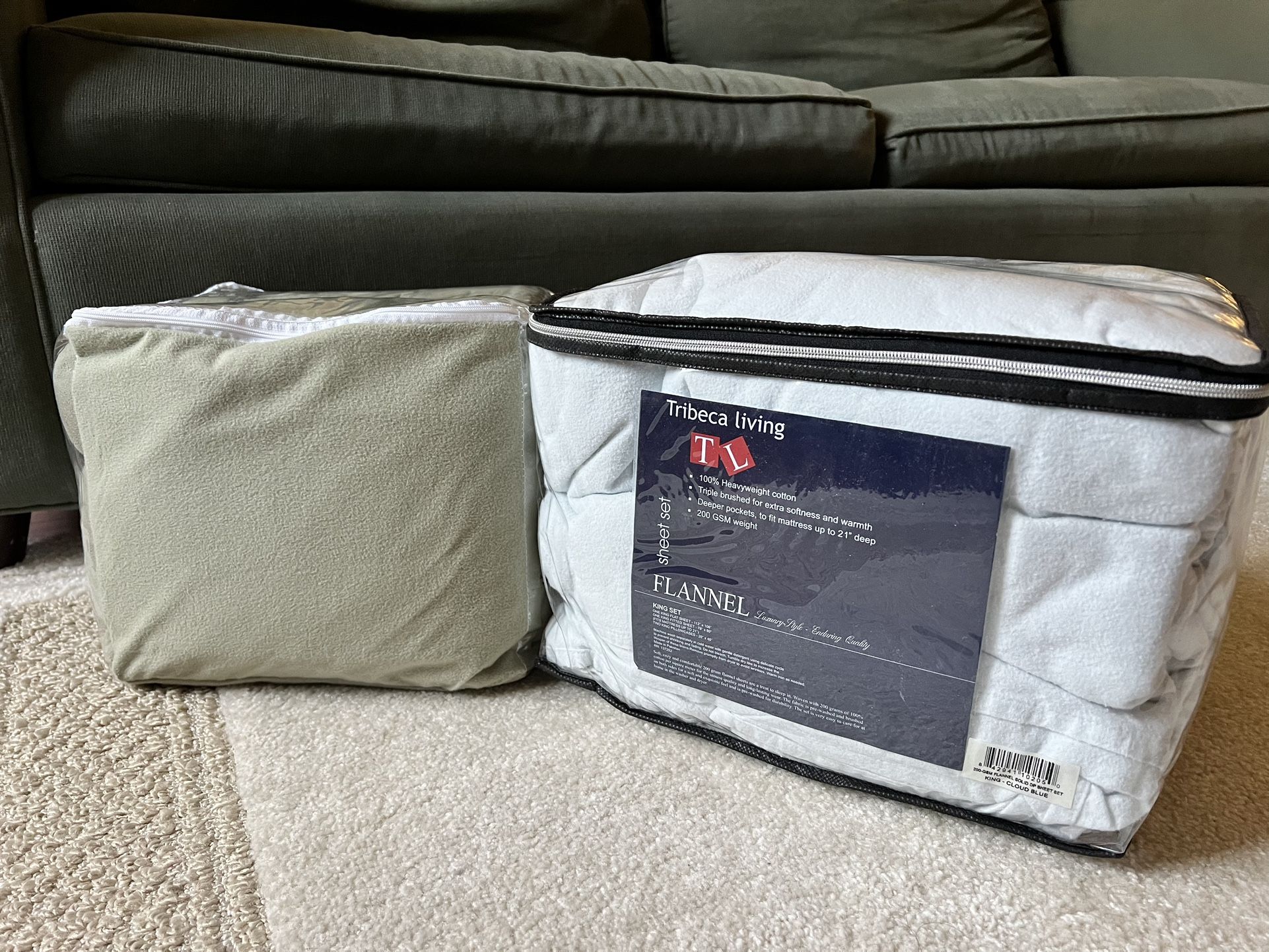 King Sheet Sets (2 Sets, Each Set Includes A Fitted, Flat Sheet And 2 Pillow Cases)