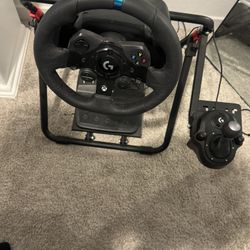 Logitech G923 with it’s base 