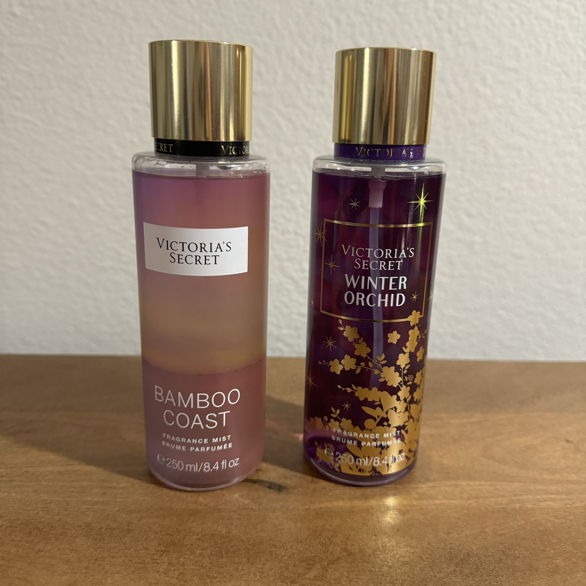 Victoria Secret Winter Orchid & bamboo Coast Fragrance Mist Set