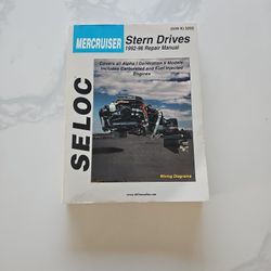 SELOC Mercruiser Stern Drives 92-96 Repair Manual