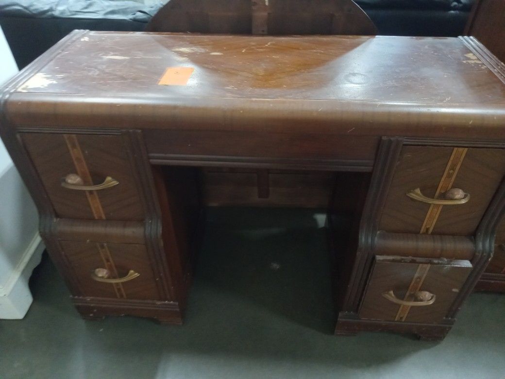Antique Dresser And Vanity