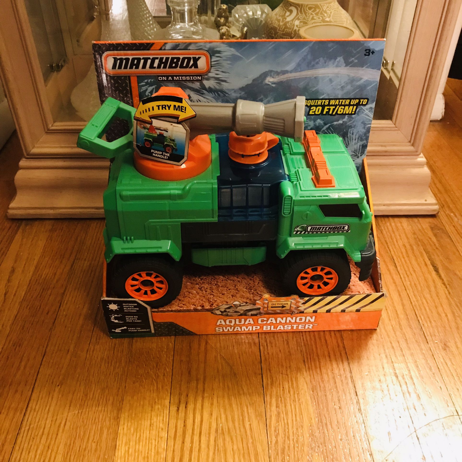 Matchbox On A Mission Aqua Cannon Swamp Blaster (New) in box