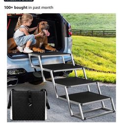 Extra Wide Dog Stairs for Large Dogs