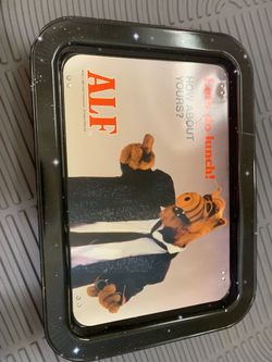 1987 ALF "Let's Do Lunch!" metal TV dinner tray