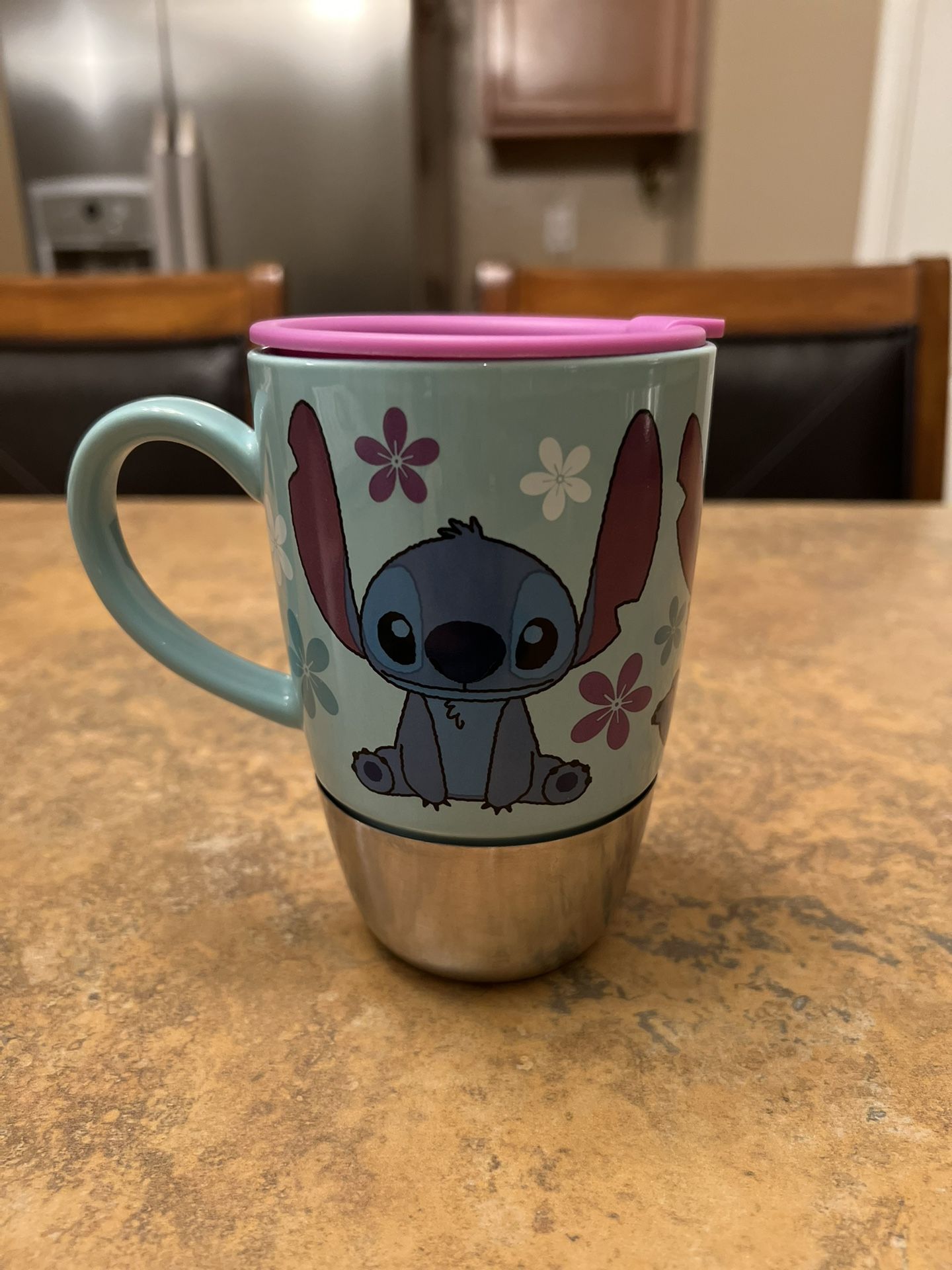 Disney Stitch Coffee Mug With Lid