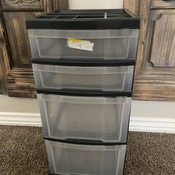4 Drawer Storage With Wheels