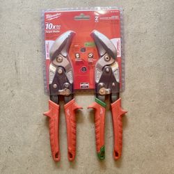 Milwaukee Offset Aviation Snips Set