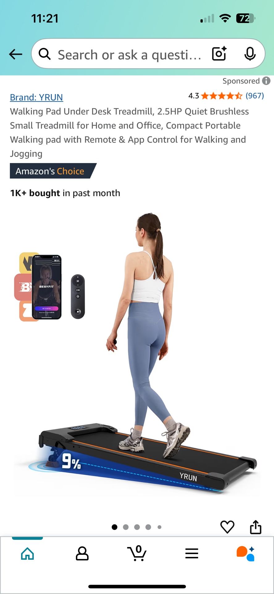 YRUN Walking pad