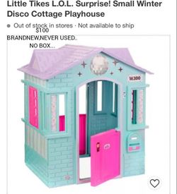 BRANDNEW,NEVER USED LOL CLUBHOUSE...