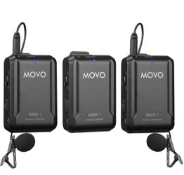 Movo Photo WMX-1-DUO 2-Person Wireless Lavalier Microphone System (2.4 GHz)