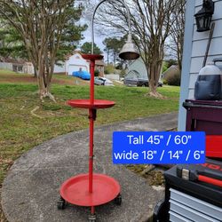 Vintage Rolling 3 Tier Tool Cart