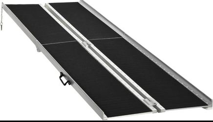 Wheelchair Ramp - Silver 10'