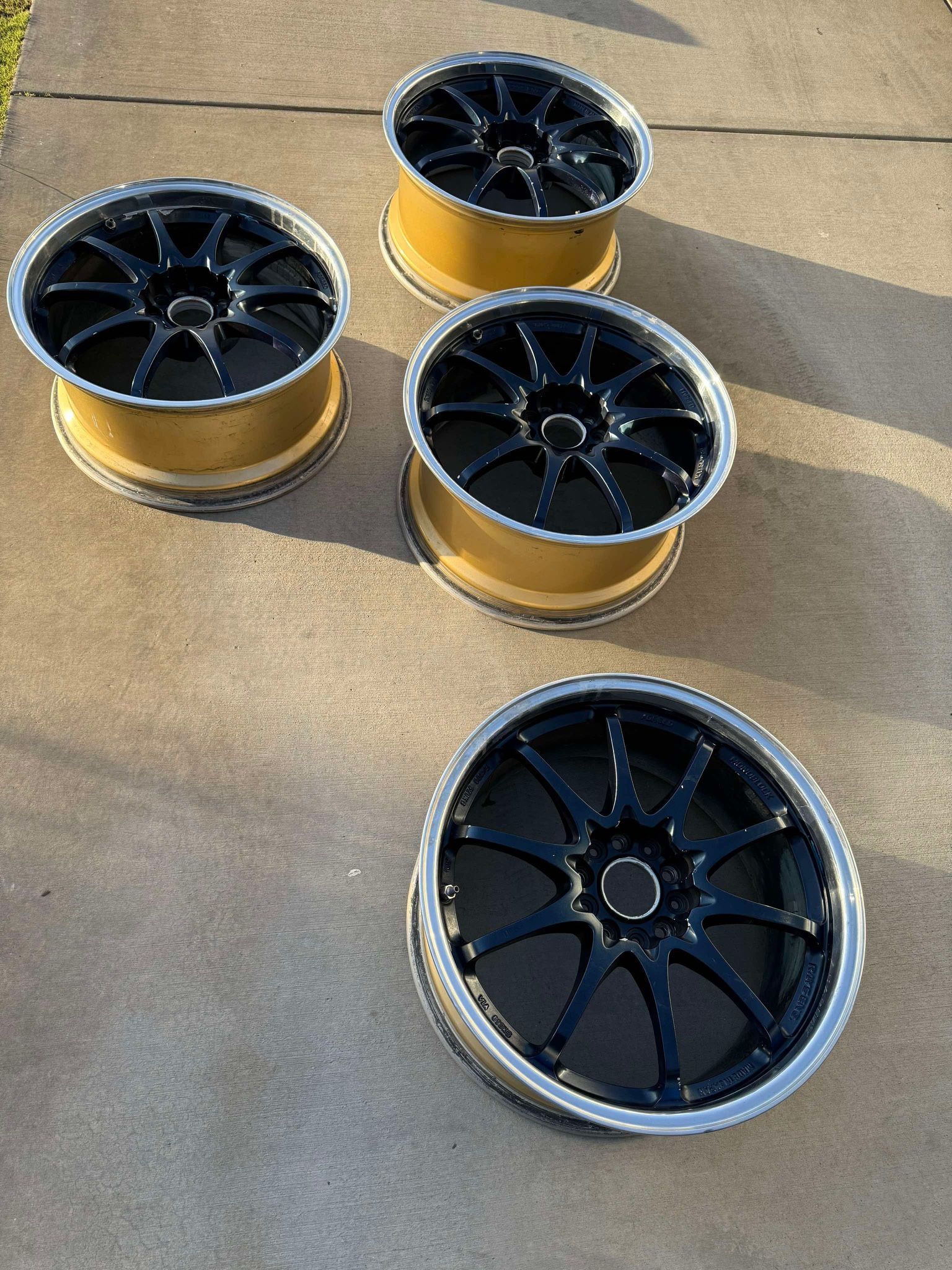 Rays Ce28 Wheels 18x8.5 +30 5x114.3 Volk Weds Work Bbs Regamaster