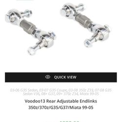 ADJUSTABLE END LINKS NISSAN INFINITI MAZADA MIATA