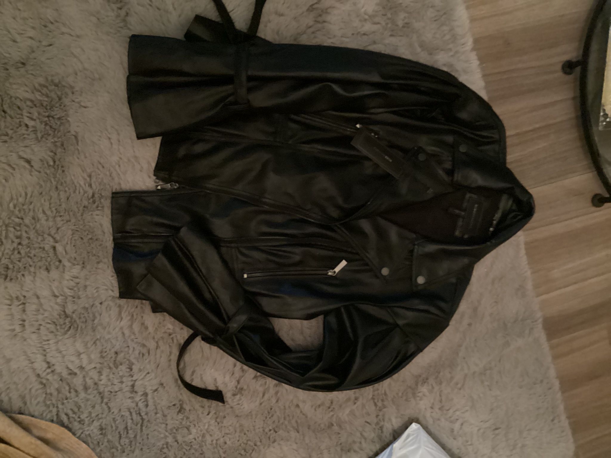 Leather Jacket Bcbg
