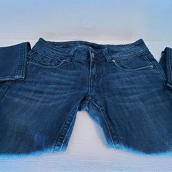 Vigoss Studio Women 1/2 26 X 29 The Hampton Boot Cut Dark Wash Stretch Jeans