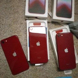 2  New.    iPhone SE 64gb  3rd Generation 2022  (Red)