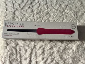Baby Curl Hot Pink Herstyler Teflon Wand