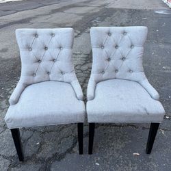 Two Dining Table Chairs