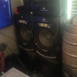 4 15 Inch Speakers Edison Professional 