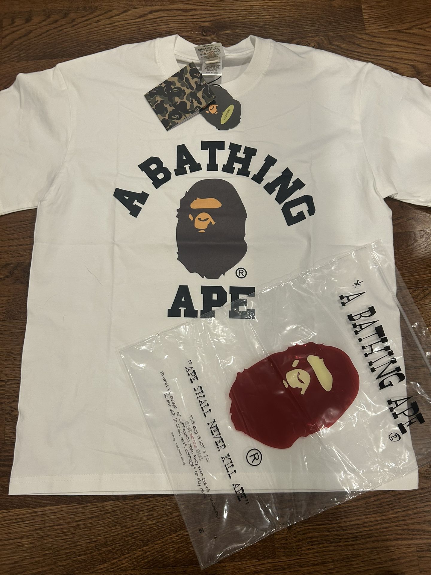 A Bathing Ape Tee Shirt White