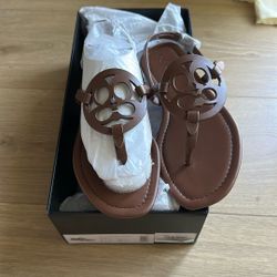 Coach Jaci Leather Sandal Size 5.5 