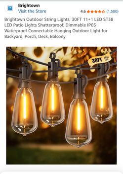 String lights 30 ft x2