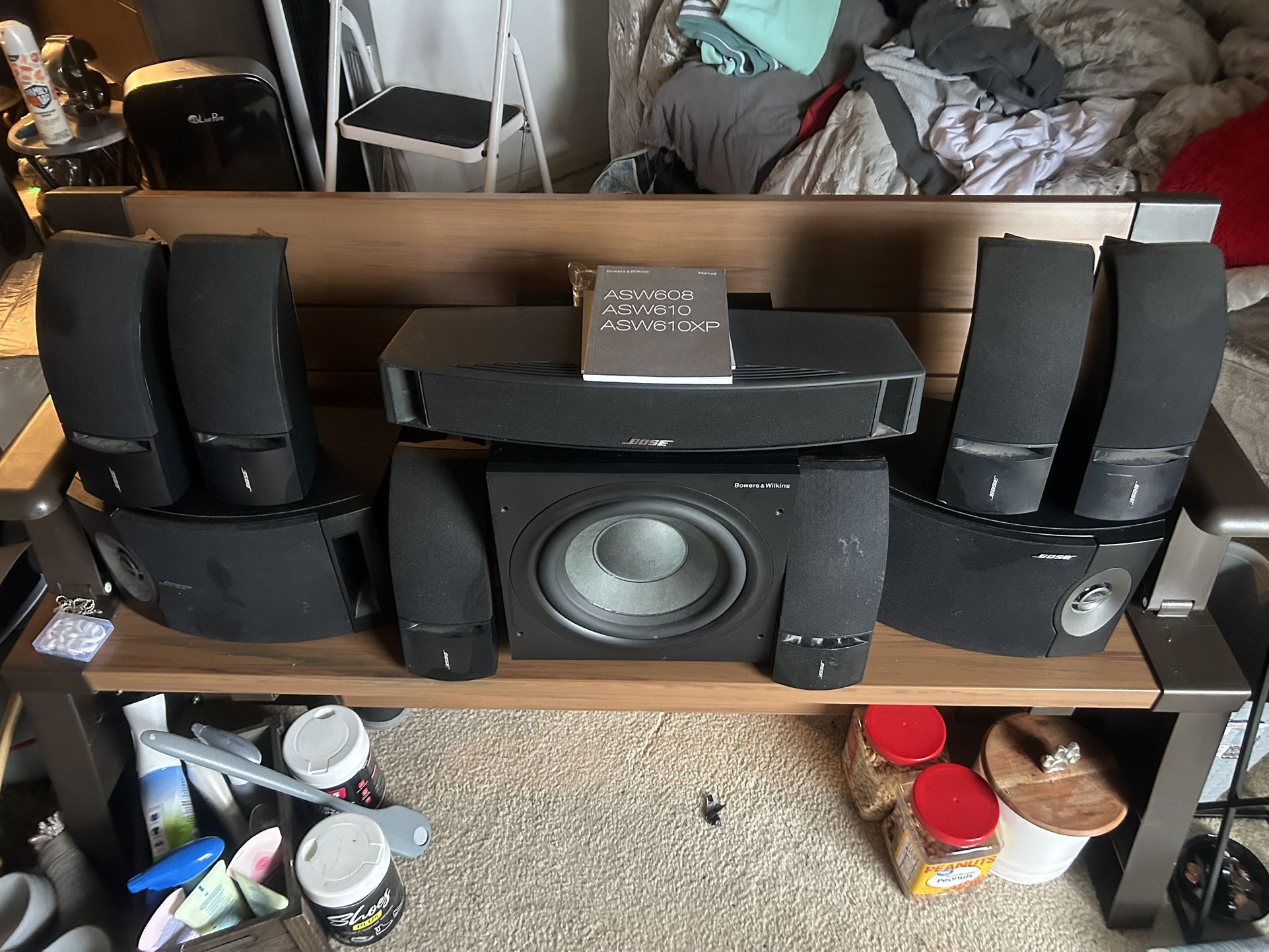 Bose System With Bowers And Wilkins Subwoofer