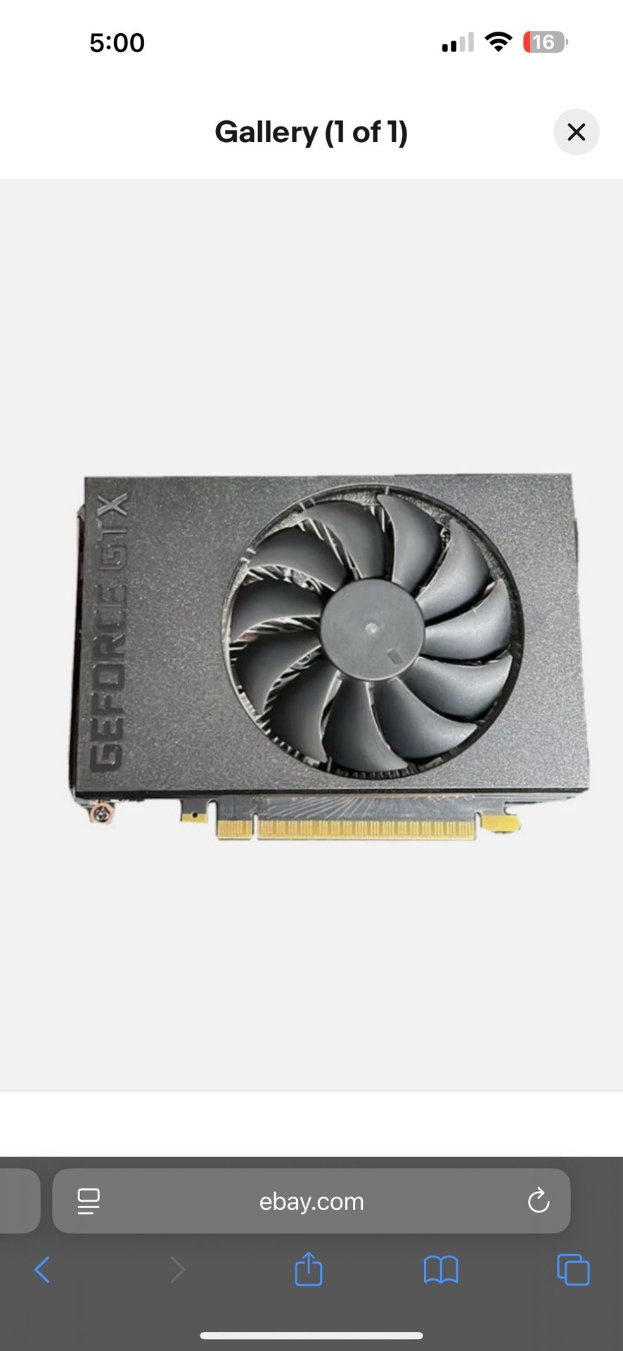 Nvidia 1650 Super  Used Good Condition