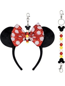 Beaded Disney Ears Backpack Holder
