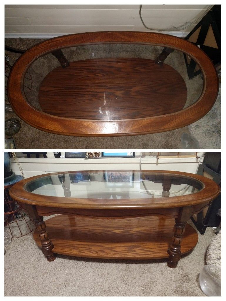Vintage Coffee And End Table Set