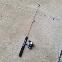 Daiwa UL7 Ultralight Spinning Fishing Reel and 2' 6" Zebco Fishing Rod