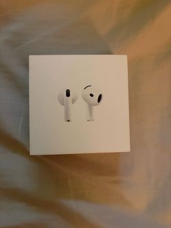Apple AirPods 4 Wireless Bluetooth In-Ear Earbuds, White, USB-C Case