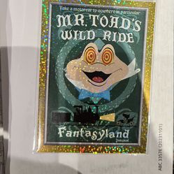 Mr. Toad Wild Ride Gold Foil #’d /55