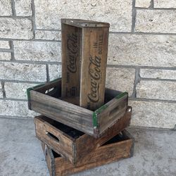 Antique Coca Cola Crates