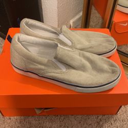 Beige Slip Ons Size 2Y