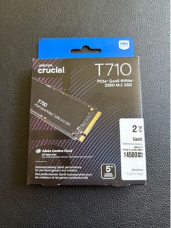 New Crucial T710 2TB SSD. Gen 5. Shoot me offer!!