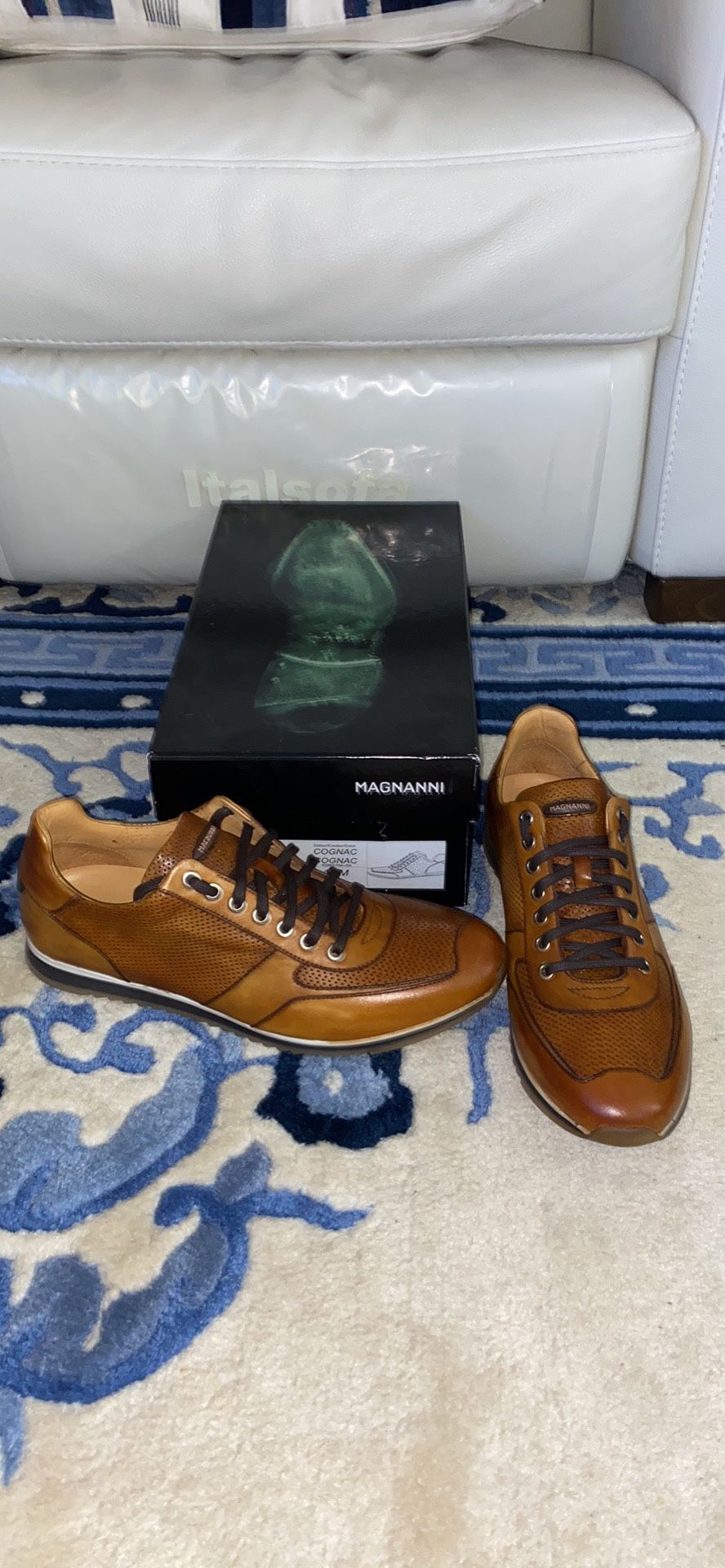 Magnanni Cognac Dress Shoes